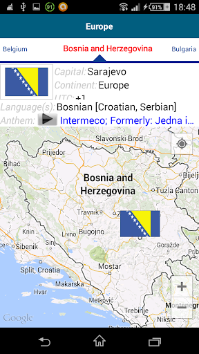 Screenshot of Learn Bosnian - 50 languages