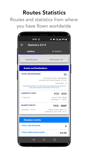 Screenshot of Flight Logbook Lite