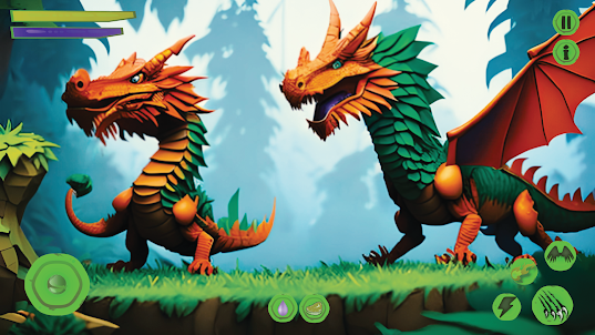 Flying Fire Dragon Hunt Game