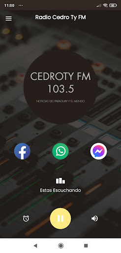 Radio Cedro Ty FM- Paraguay Screen 2