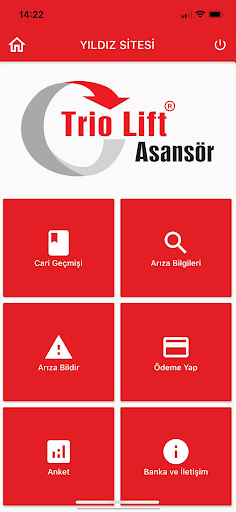 Android application TRIO LIFT CRM screenshort