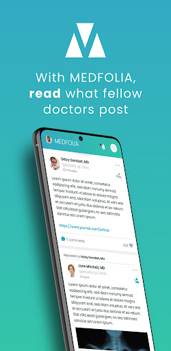 Android application Medfolia screenshort