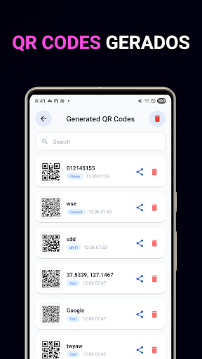 Leitor de código QR & PDF Captura de Tela do Aplicativo Android 6