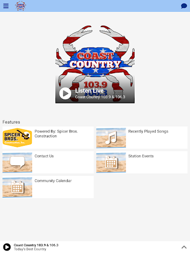 Coast Country 103.9 & 106.3 screenshot 2