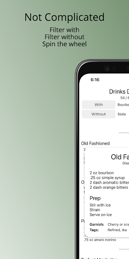 Android application Drinks Dot App screenshort