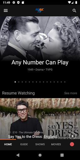 Screenshot of MLGC TV