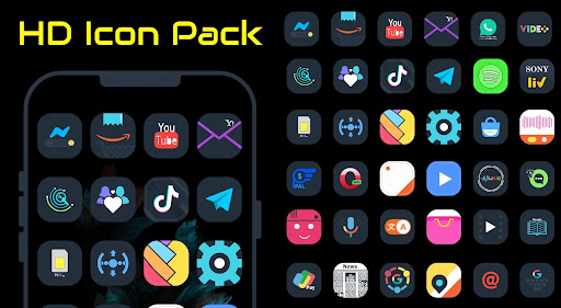 Android application HD Icon Pack screenshort