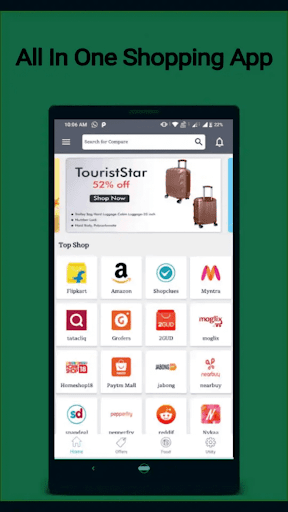 Android application All in One Online Shopping App screenshort