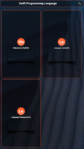 Android application Swift Programming Language screenshort