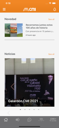 CMI APP Screen 2