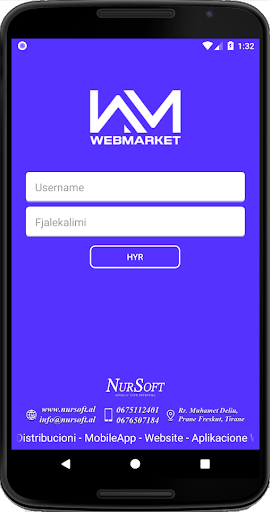 Android application WebMarket Business screenshort