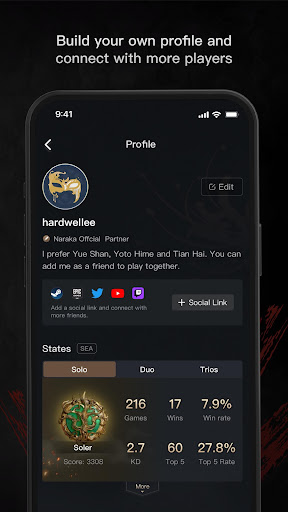 Screenshot of Naraka+