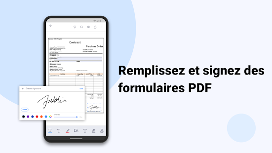 PDF Reader - Modifier PDF Capture d'écran