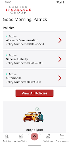 Sumter Ins Group Online Screen 2