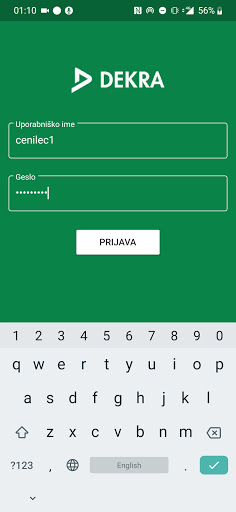 Android application AMZS Dekra screenshort