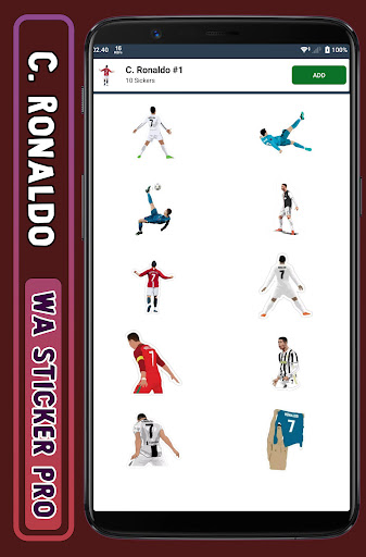 Ronaldo - WA Sticker Pro Screen 2