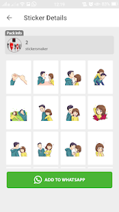 Romantic Love Stickers for WA