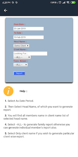 Android application Finzone Investments screenshort