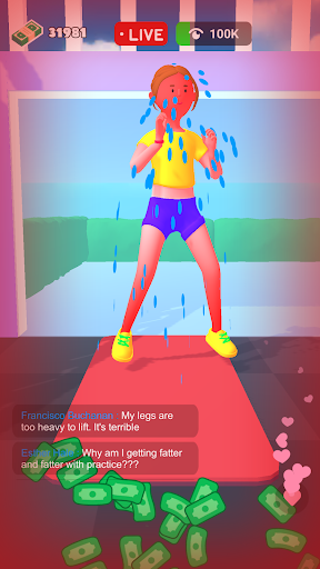 Fitness Girl Screen 2