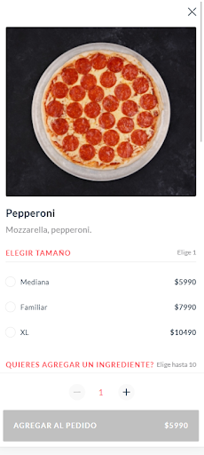 Milanos Pizza Screen 3