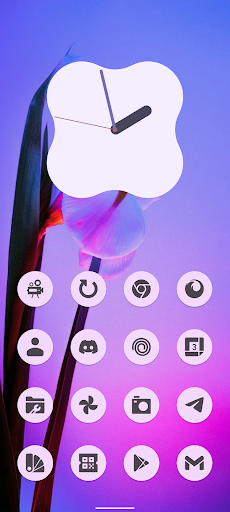 Android application Dynamic light A12 icon pack screenshort