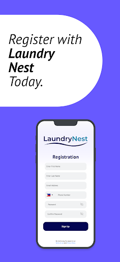 Android application LaundryNest screenshort