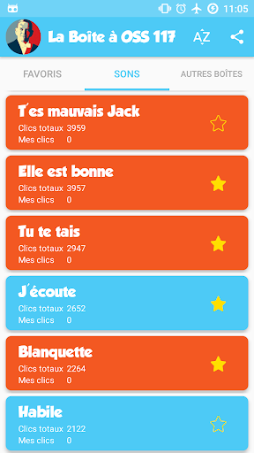 Android application La Boîte à OSS 117 screenshort