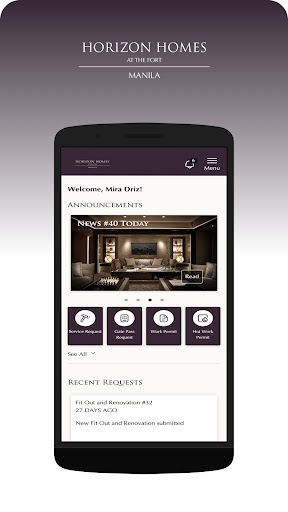 Horizon Homes Screen 2