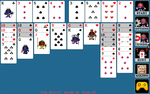 Freecell Solitaire Screen 2