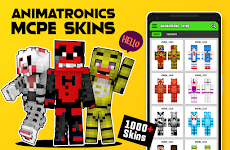Animatronic Skins Minecraft PEのおすすめ画像1