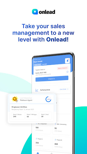 Android application Onlead screenshort