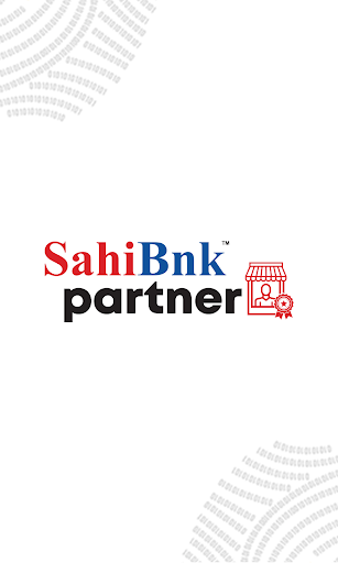 Android application SahiBnk Partner screenshort