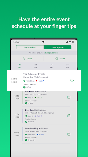 Android application TechCrunch Events screenshort