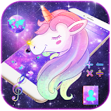 Galaxy Unicorn Dream Theme icon