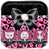 Cute Pink Leopard Theme icon