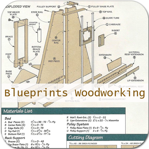 Blueprints Woodworking Project 1.0.1 Icon