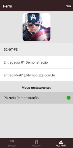 CityFoods Entregador Screen 2