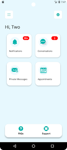Android application Patient screenshort