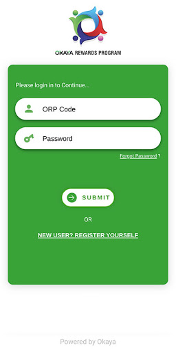Okaya Rewards Program Screen 2