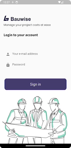 Android application Bauwise Construction Software screenshort