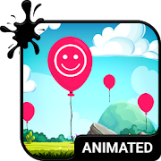 Balloons Animated Keyboard + Live Wallpaper