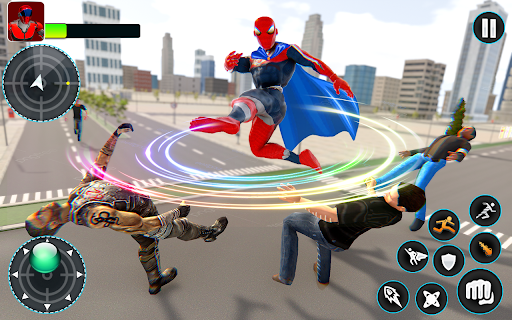 Flying Robot Hero - Crime City Rescue Robot Games apkpoly screenshots 18