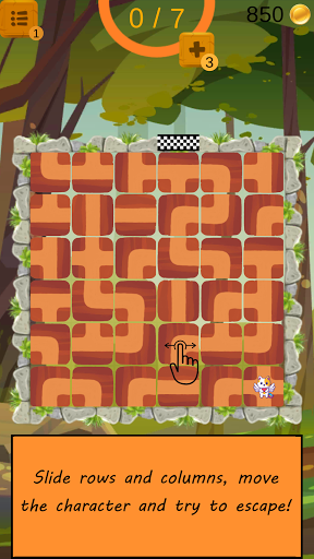 Maze Escape Slide Puzzle
