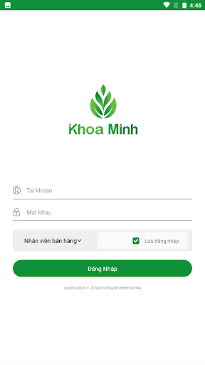 Android application SalesUp Khoa Minh screenshort
