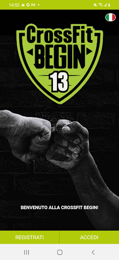 Android application CrossFit Begin screenshort