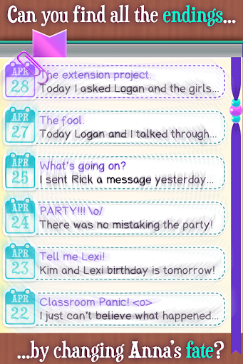 Dear Diary - Teen Interactive Story Game 1.4.8 screenshots 4