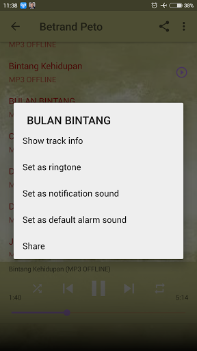 Betrand Peto - Bulan Bintang Offline