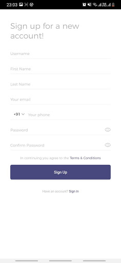 Lightbeam Courier Driver App Screen 3