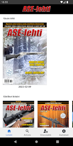 Android application Ase-lehti screenshort