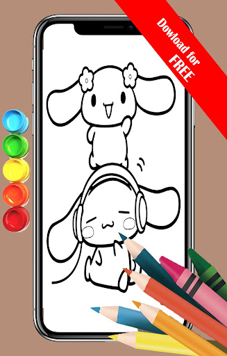 Cinnamoroll Coloring games